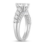 14K 2.00CT Diamond bridal set - Image 3