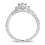 14K 0.55CT Diamond bridal set - Image 3