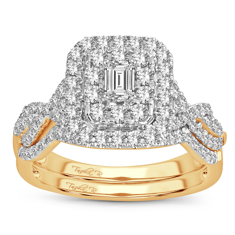 56728_1.jpg 14K 1.00CT Diamond bridal set - Image 1