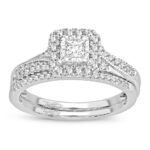 14K 0.50CT Diamond bridal set