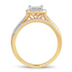 14K 0.50CT Diamond bridal set - Image 3