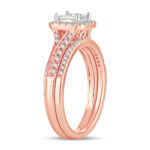 14K 0.50CT Diamond bridal set - Image 2