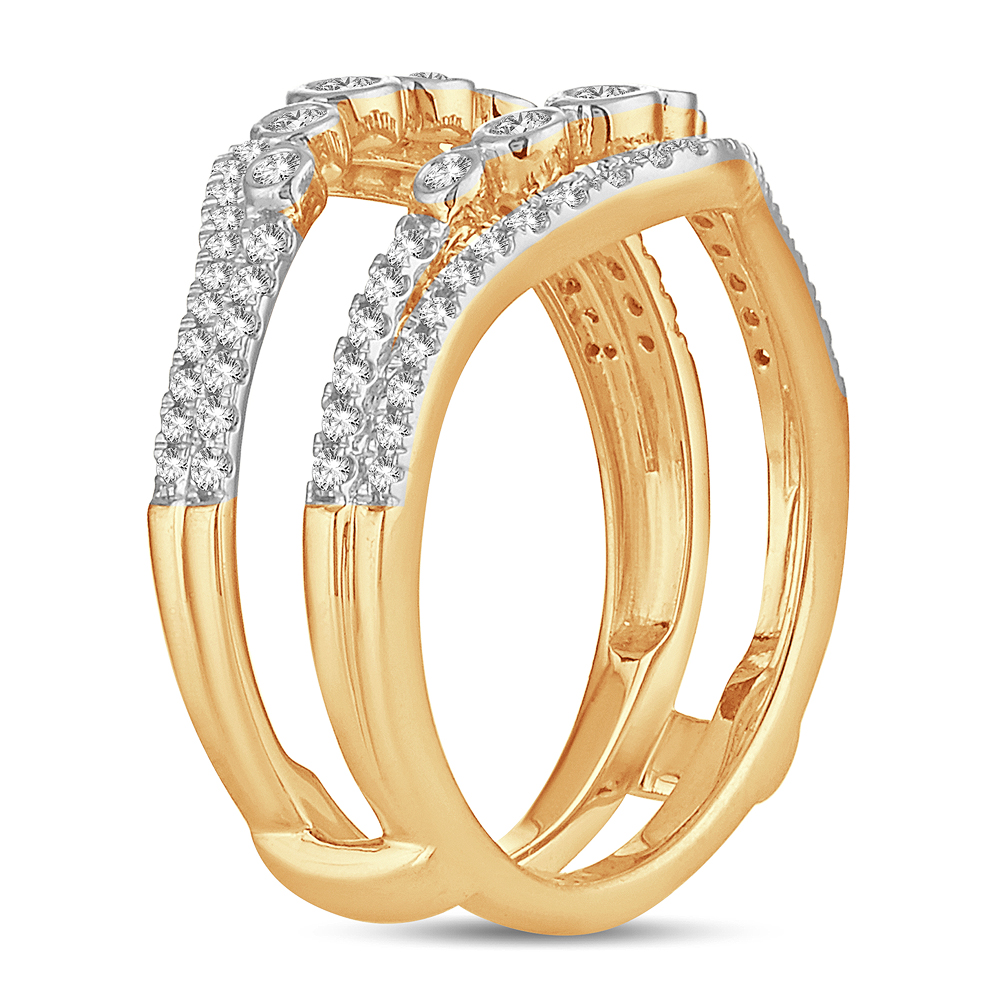 14K 1.00CT Diamond Ring Guard