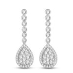 14K 3.01CT Diamond Earrings - Image 2