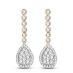 14K 3.01CT Diamond Earrings - Image 2