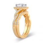 14K 0.62CT Diamond Bridal Ring - Image 2