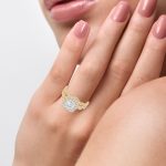 14K 0.62CT Diamond Bridal Ring - Image 4