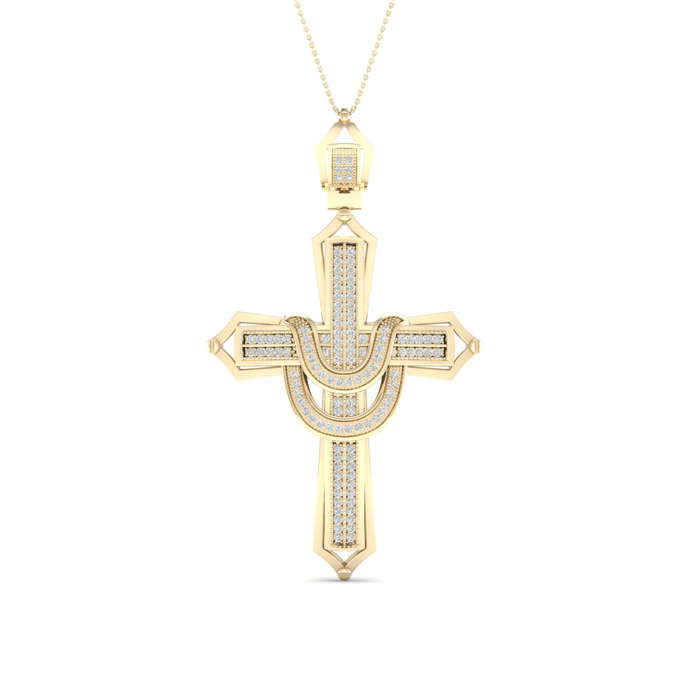 58220_1.jpg 10K 0.38CT Diamond Pendant - Image 1