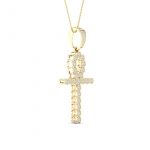 10K 0.38CT Diamond Pendant - Image 2