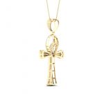 10K 0.90CT Diamond Pendant - Image 3