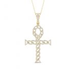 10K 0.70CT Diamond Pendant