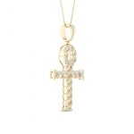10K 0.70CT Diamond Pendant - Image 2