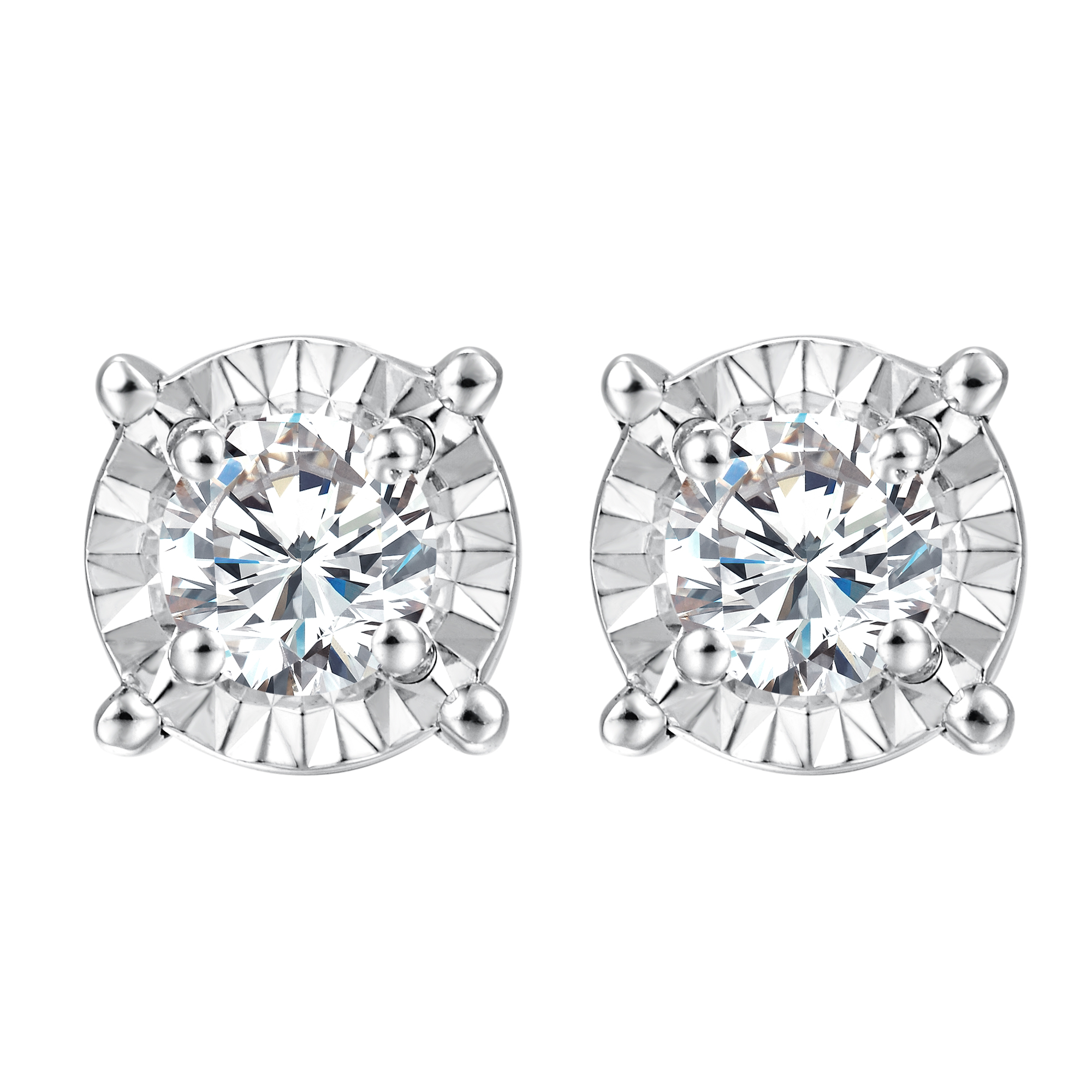 E4163-5.2MM-1.jpg 14KT-0.29CTW EARRINGS - Image 1