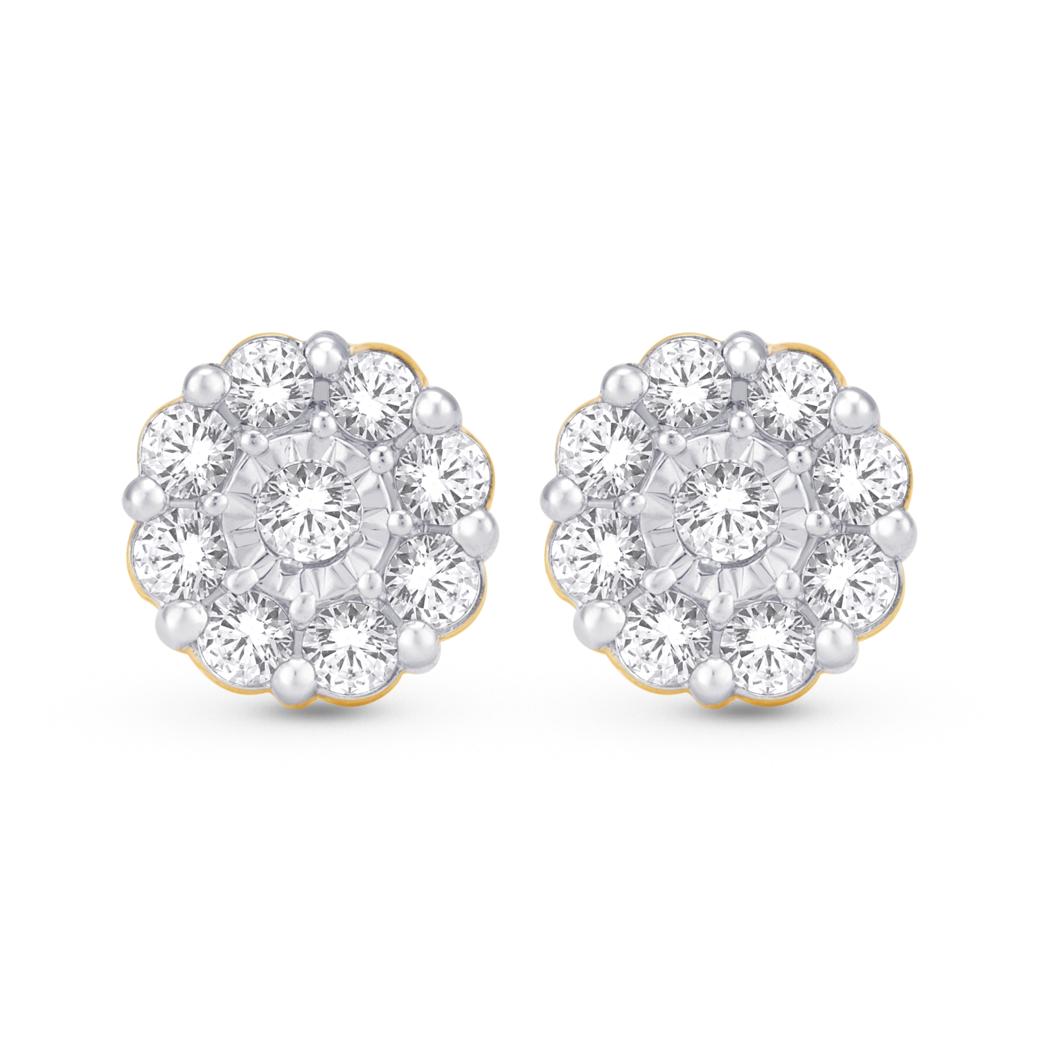 EF-39092.jpg 10KTGOLD 1.00CTW EARRINGS - Image 1