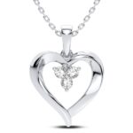 14K 0.12CT Diamond Pendant