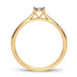 14K 0.15CT Diamond Ring - Image 3