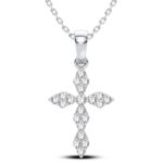 14K 0.25CT Diamond Pendant