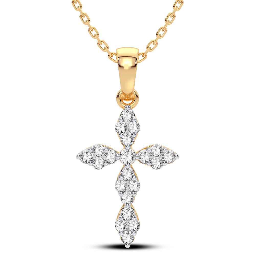 42227_1.jpg 14K 0.25CT Diamond Pendant - Image 1