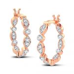 14K 0.50CT Diamond Earring - Image 2