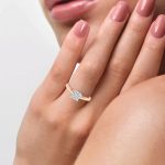 14K 0.10CT Diamond Ring - Image 4