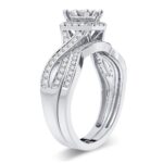 10K 0.61CT Diamond Bridal Ring - Image 2