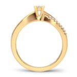 10K 0.15CT Diamond Ring - Image 3