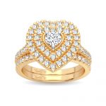14K 1.00CT Diamond Bridal Ring