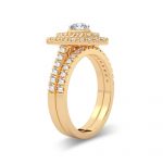 14K 1.00CT Diamond Bridal Ring - Image 2