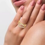 14K 0.33CT Diamond Ring Guard - Image 4