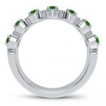 14K 0.26CT Diamond Emerald Ring - Image 3