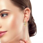 10K 0.13CT Diamond Earring - Image 3