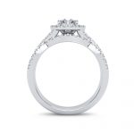 14K 0.75CT Diamond Bridal Ring - Image 3