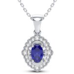 14K 0.12CT Diamond Pendant