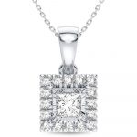14K 0.25CT Diamond Pendant