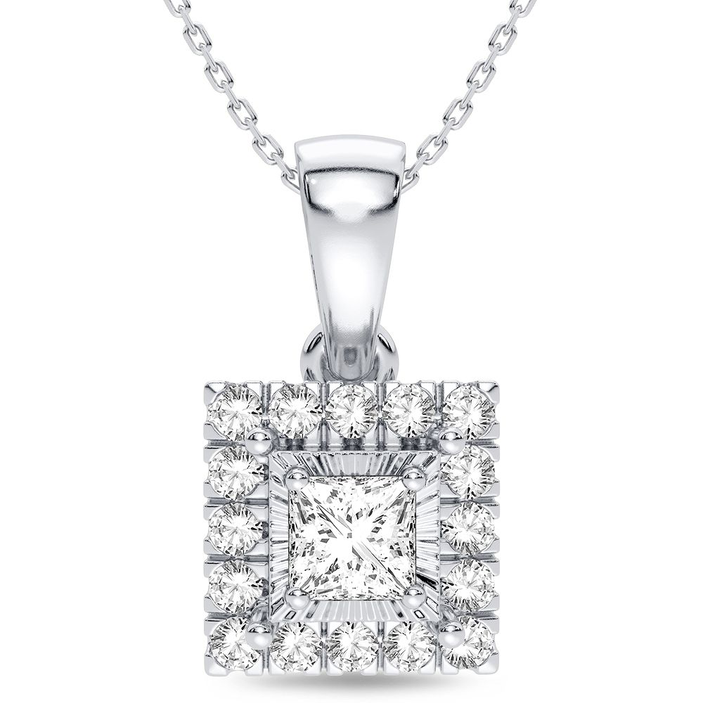 54111_1.jpg 14K 0.25CT Diamond Pendant - Image 1