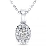 14K 0.25CT Diamond Pendant
