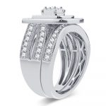 14K 1.00CT Diamond Bridal Ring - Image 2