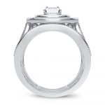 14K 1.00CT Diamond Bridal Ring - Image 3