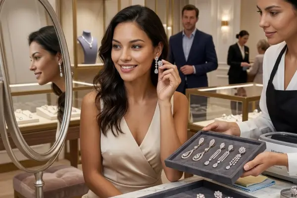 See Diamond Fashion Earrings at MJ Diamonds in Michigan