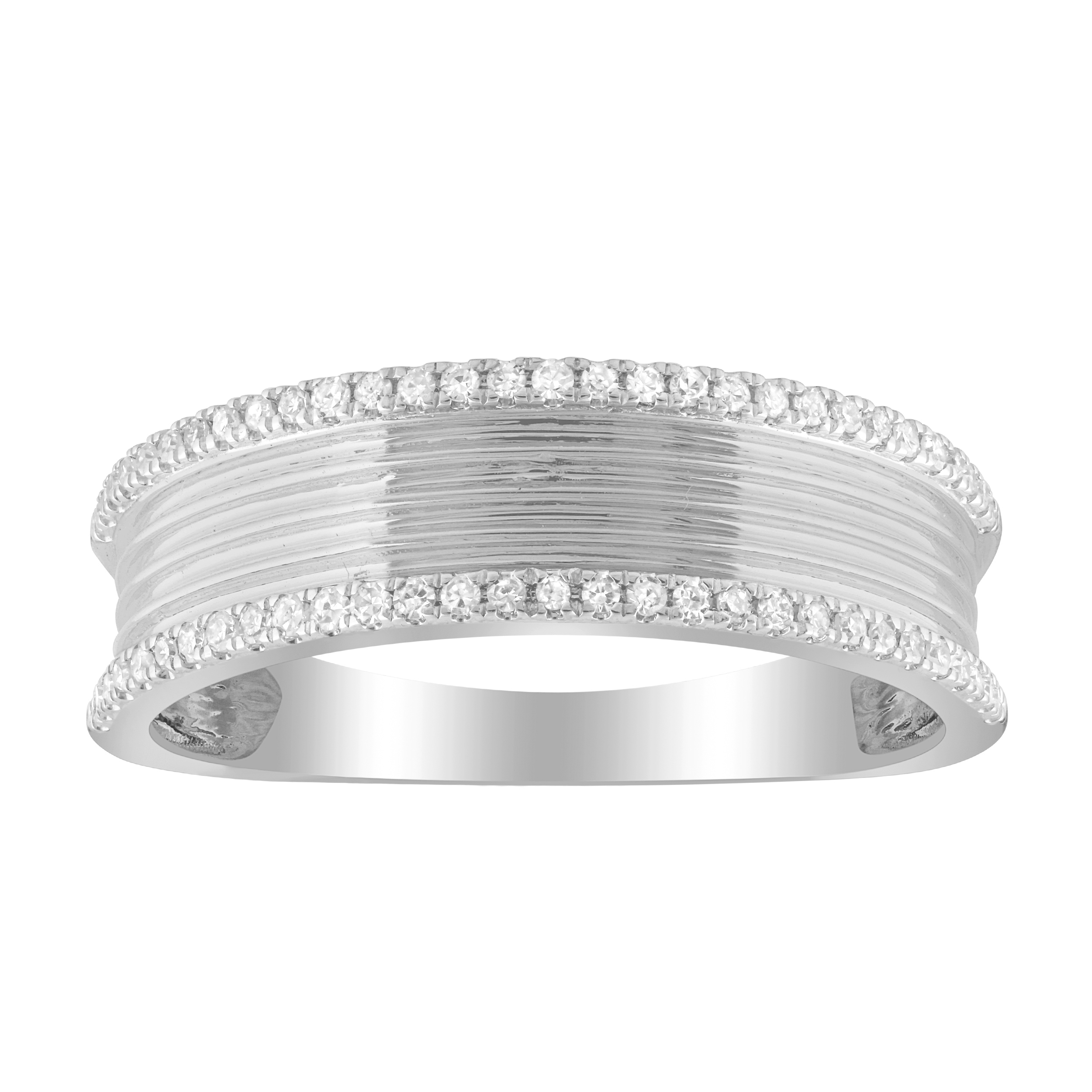 18386350_358451W-5006924.jpg LADIES RING 0.20CT ROUND DIAMOND 10K WHITE GOLD - Image 1