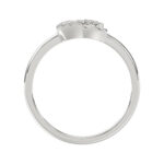 Ladies Lucky Horseshoe Fashion Ring 0.10Ct Round Diamond Sterling Silver White ’ Double Horseshoe Fashion Jewelry - Image 2