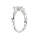 Ladies Lucky Horseshoe Fashion Ring 0.10Ct Round Diamond Sterling Silver White ’ Double Horseshoe Fashion Jewelry - Image 4