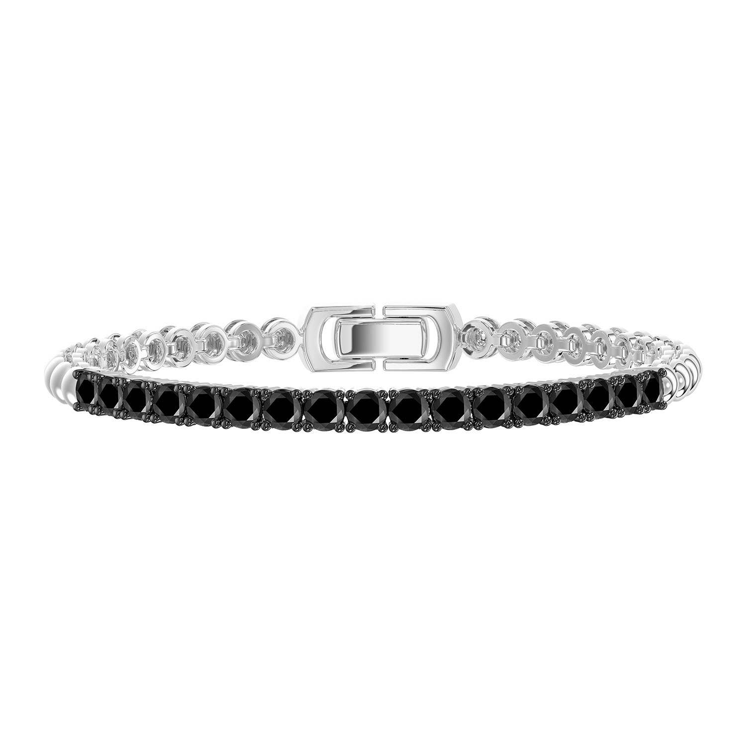 20891938_307493W-58096.jpg LADIES BRACELET 1.00CT ROUND DIAMOND 14K WHITE GOLD - Image 1