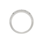 MEN'S BAND 0.50CT ROUND DIAMOND 14K WHITE GOLD - Image 2