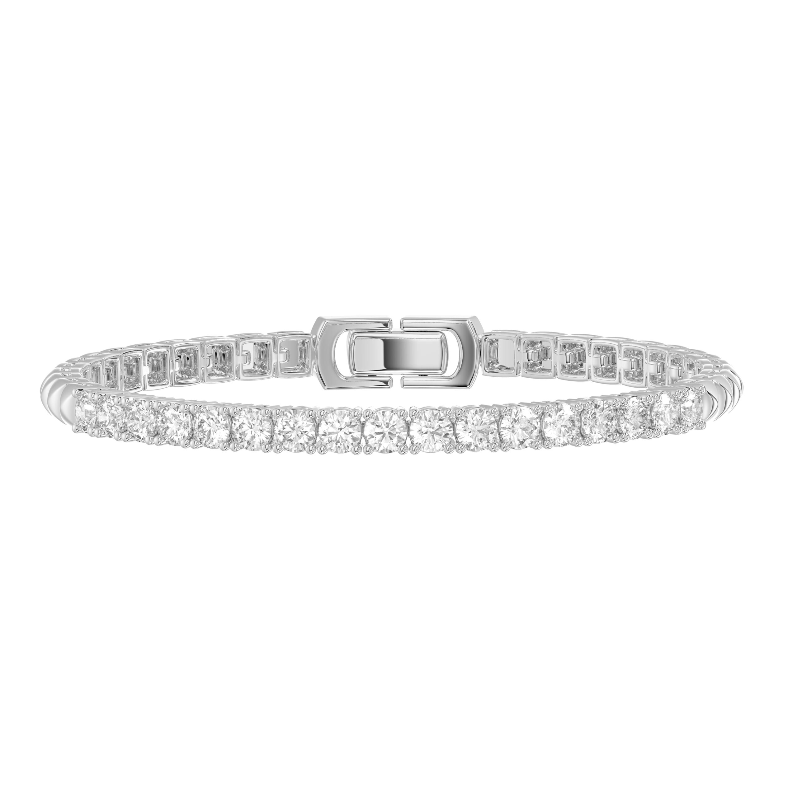 20935440_307482W-58087.jpg LADIES BRACELET 1.00CT ROUND DIAMOND 14K WHITE GOLD - Image 1