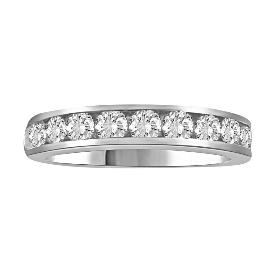 20952426_68093W-45341.jpg LADIES BAND 1.00CT ROUND DIAMOND 14K WHITE GOLD - Image 1