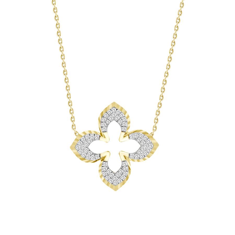 20954830_302251Y-34826.jpg LADIES PENDANT 0.20CT ROUND DIAMOND 10K YELLOW GOLD - Image 1